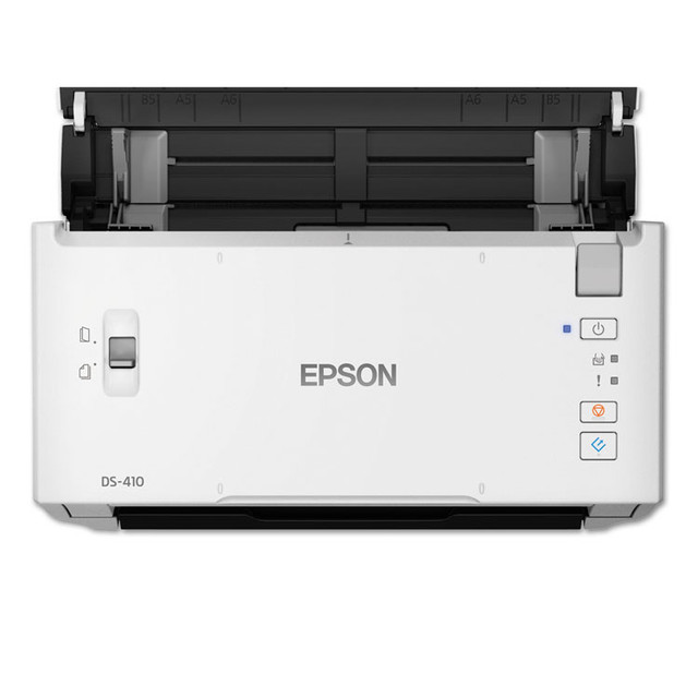 EPSON AMERICA, INC. B11B249201 DS-410 Document Scanner, 600 dpi Optical Resolution, 50-Sheet Duplex Auto Document Feeder