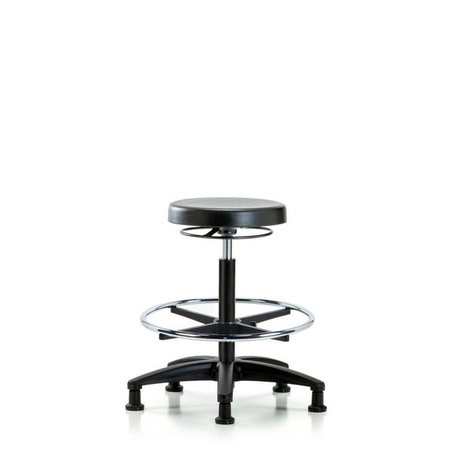 Blue Ridge Ergonomics MSC44881 Lab Stool: Polyurethane, 24" Seat Width, 24" Seat Depth