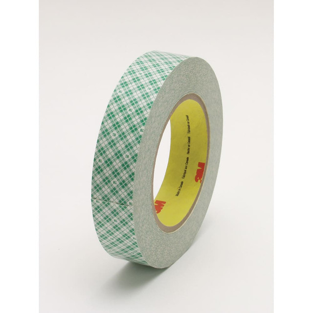 3M Double-Sided Tape: 4" Wide, 108 yd Long, 6 mil Thick, Non-Adhesive 7000049323