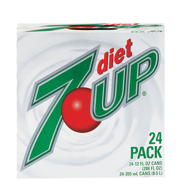 DR. PEPPER SNAPPLE GROUP, INC. 7-Up 621224 Zero Sugar 7-Up Soda, 12 Oz., Case Of 24