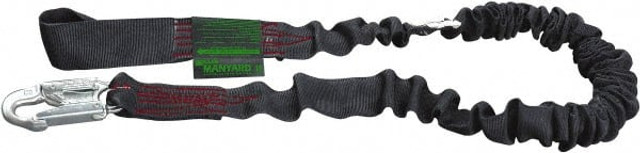 Miller 233MK-Z7/6FTBK 6' Long, 310 Lb Capacity, 1 Leg Locking Snap Hook Harness Shock Absorbing Lanyard