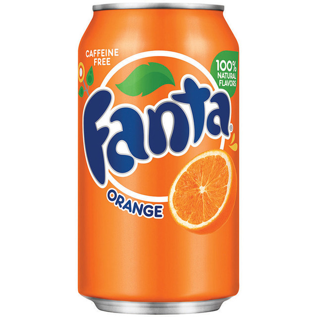 COCA COLA ENTERPRISES INC FANTAORG Fanta Orange, 12 Oz. Cans, Case Of 24