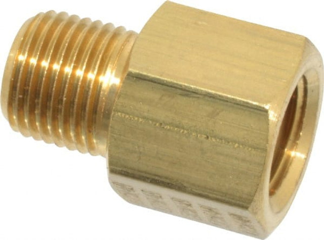 Eaton 3200X2 Industrial Pipe Adapter: 1/8" Female Thread, 1/8" Male Thread, MNPTF x FNPTF