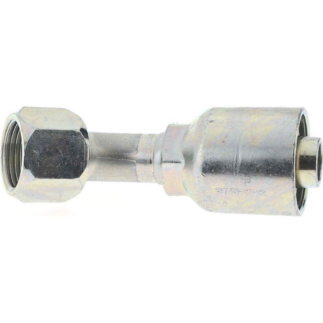 Parker 13743-12-12 Hydraulic Hose Female JIC 37 ° Swivel Fitting: 0.75" ID, 12 mm, 3/4"