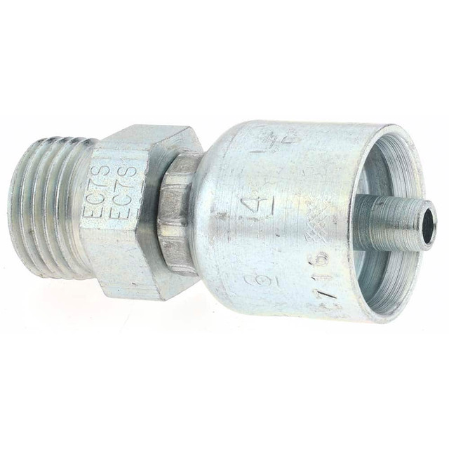 Parker PP-00312 Hydraulic Hose Male ORFS Swivel Fitting: 0.25" ID, 4 mm, 11/16-16