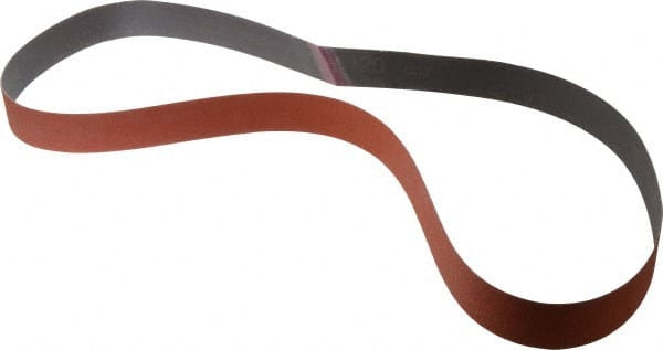 3M Abrasive Belt: 1-1/8" Wide, 21" Long, Aluminum Oxide 7100022121
