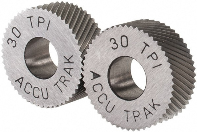 MSC KD GK30 1/4 Inch Face Width, 5/8 Inch Diameter, High Speed Steel Knurl Wheel Set