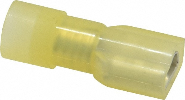 Ideal 83-9791 Wire Disconnect: Female, Yellow, Vinyl, 12-10 AWG, 1/4" Tab Width