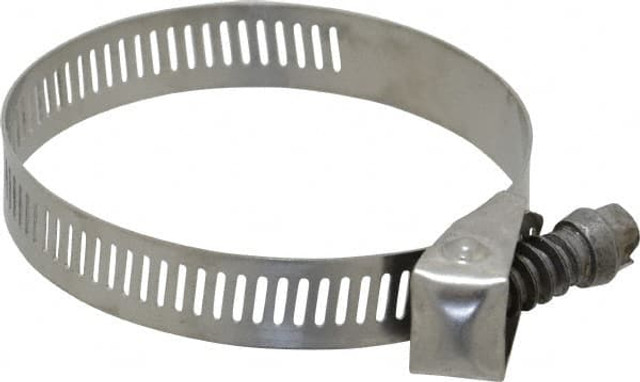 IDEAL TRIDON M550036706 Worm Gear Clamp: SAE 36, 1 to 2-3/4" Dia, Stainless Steel Band