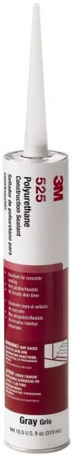 3M Joint Sealant: 10.5 oz Cartridge, Gray, Urethane 7100200170