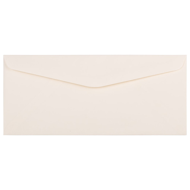 JAM PAPER AND ENVELOPE 191170 JAM PAPER #10 Business Strathmore Envelopes, 4 1/8 x 9 1/2, Natural White Linen, 25/Pack