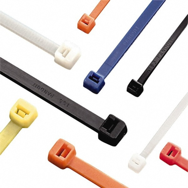 Panduit PLT4S-C3 Cable Tie Duty: 14.5" Long, Orange, Nylon, Standard