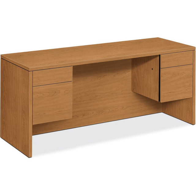 HNI CORPORATION HON 10565CC  Box/File Kneespace 60inW Computer Desk Credenza, Harvest