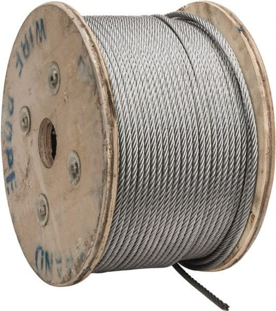 Value Collection WS-MH-WIRE-039 1/4" Diam, Galvanized Steel Wire Rope