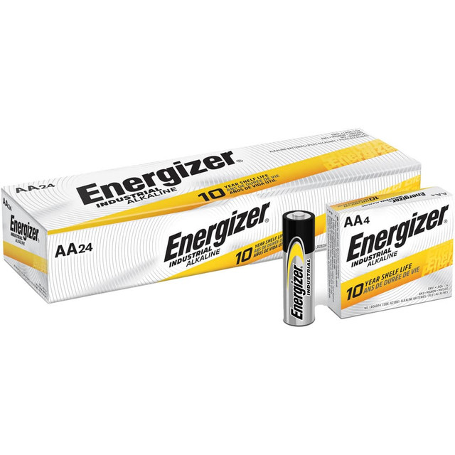 Energizer. EN91-CS 144 Qty 1 Pack Size AA, Alkaline, 144 Pack, Standard Battery