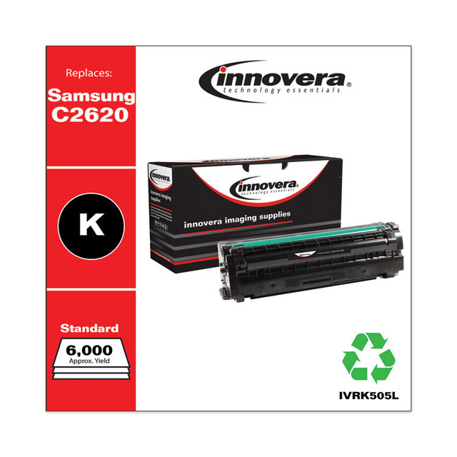 INNOVERA K505L Remanufactured Black Toner, Replacement for C2620, 6,000 Page-Yield