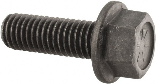 Value Collection 821160MSC Smooth Flange Bolt: 1/2-13 UNC, 1-1/2" Length Under Head, Fully Threaded