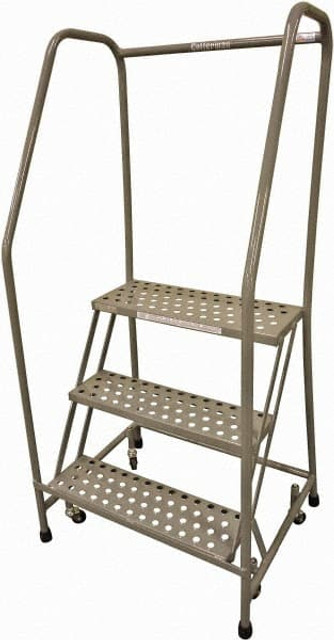 Cotterman D0460090-25 Steel Rolling Ladder: 3 Step