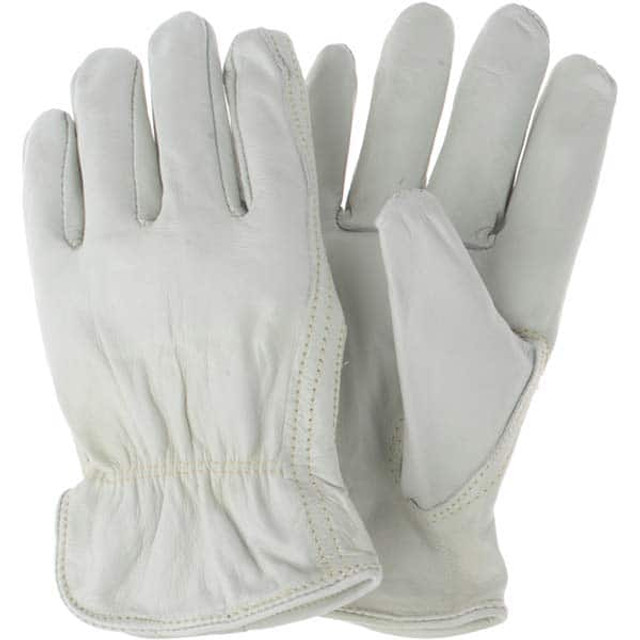 MCR Safety 32114L Size L Leather Abrasion Protection Work Gloves