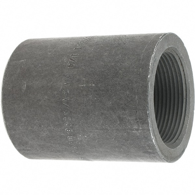 Anvil 0361177702 Black Reducing Coupling: 1-1/2 x 1-1/4", Threaded