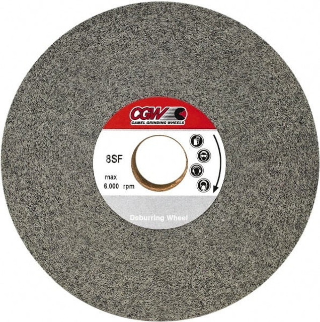 CGW Abrasives 70131 Deburring Wheel:  Density 8, Aluminum Oxide