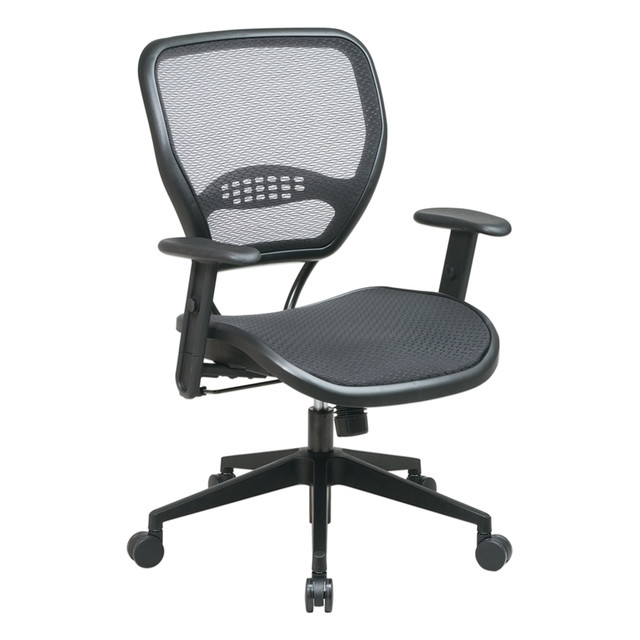 OFFICE STAR PRODUCTS 5560 Office Star Air Grid Deluxe Task Chair, Black