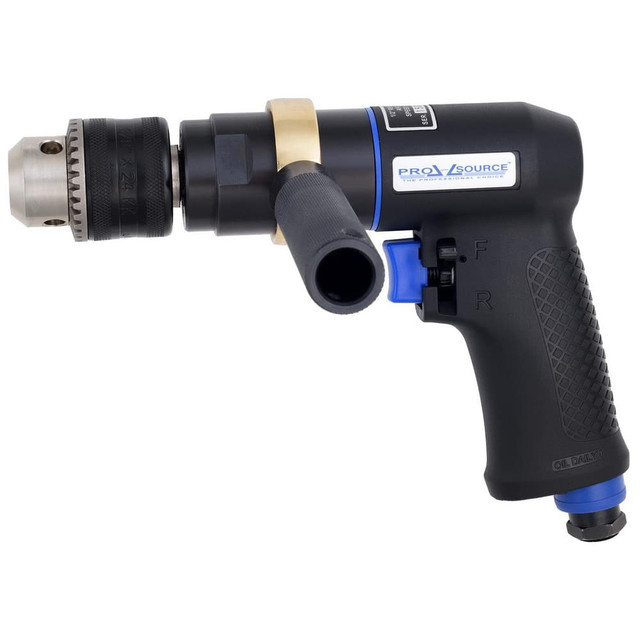 PRO-SOURCE PRO-SM-74-7500 Air Drill: 1/2" Keyed Chuck, Reversible