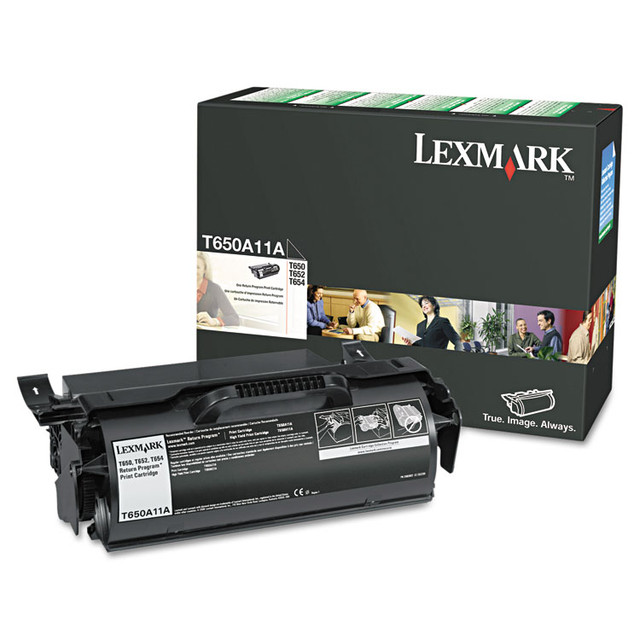 LEXMARK INT'L, INC. T650A11A T650A11A Return Program Toner, 7,000 Page-Yield, Black