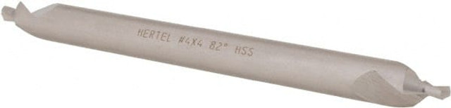 Hertel H-81154L04040 Combo Drill & Countersink: #4, 5/16" Body Dia, 1180, High Speed Steel