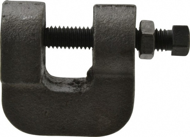 Empire 23LB0075 C-Clamp with Locknut: 3/4" Flange Thickness, 2" Flange Width, 3/4" Rod