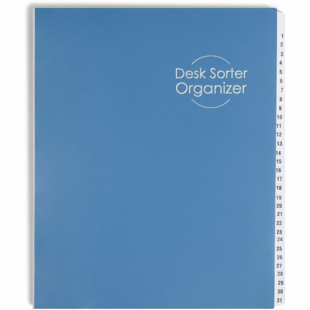 SMEAD MFG CO 89294 Smead Desk File/Sorter, 1-31, Letter Size, 35% Recycled, Blue SMEAD MFG CO 89294 Smead Desk File/Sorter, 1-31, Letter Size, 35% Recycled, Blue