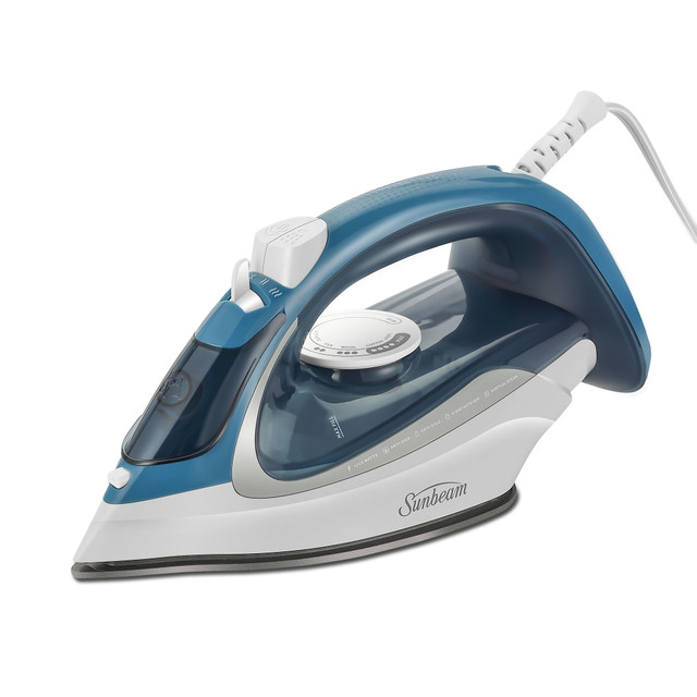 ENGLEWOOD MARKETING LLC 11566 Sunbeam 1250W Steam Iron, Blue