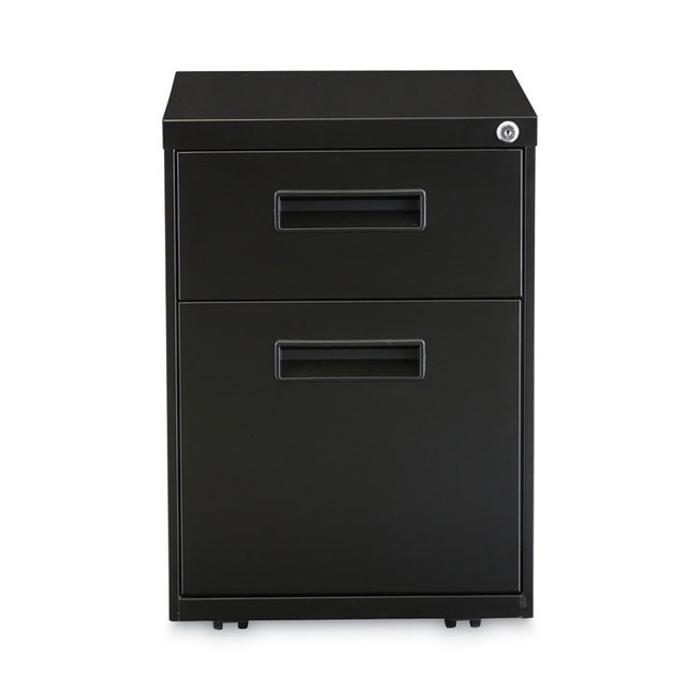 ALERA PABFBL File Pedestal, Left or Right, 2-Drawers: Box/File, Legal/Letter, Black, 14.96" x 19.29" x 21.65"