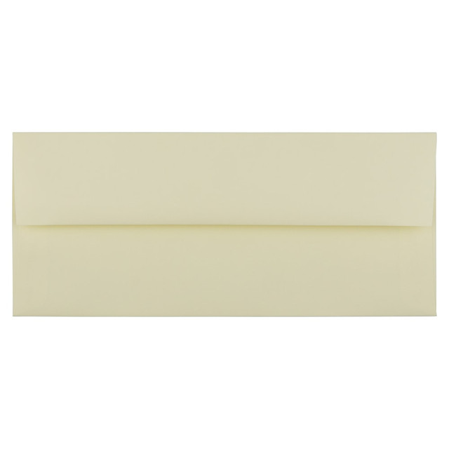 JAM PAPER AND ENVELOPE JAM Paper 191165  #10 Business Strathmore Envelopes, 4 1/8in x 9 1/2in, Ivory Wove, Pack Of 25
