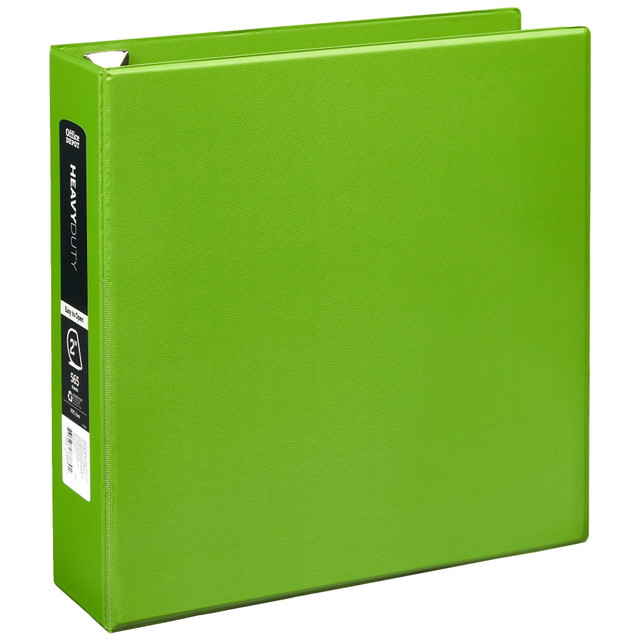 OFFICE DEPOT OD03310 Brand Heavy-Duty 3-Ring Binder, 2in D-Rings, Army Green OFFICE DEPOT OD03310 Brand Heavy-Duty 3-Ring Binder, 2in D-Rings, Army Green