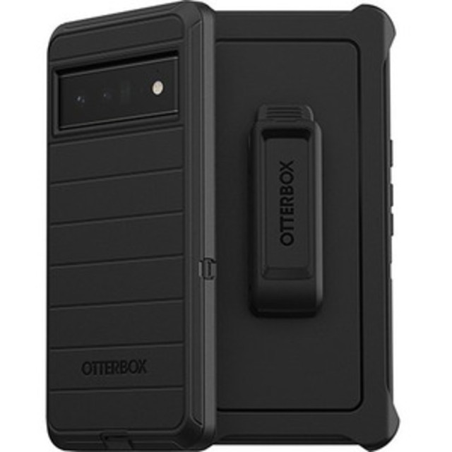OTTER PRODUCTS LLC 77-84068 OtterBox Defender Series Pro Rugged Carrying Case Holster For Google Pixel 6 Pro, Black OTTER PRODUCTS LLC 77-84068 OtterBox Defender Series Pro Rugged Carrying Case Holster For Google Pixel 6 Pro, Black