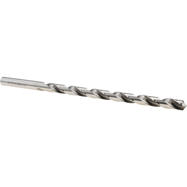 Precision Twist Drill 6000119 Extra Length Drill Bit: 3/8" Dia, 118 ° Point, High Speed Steel