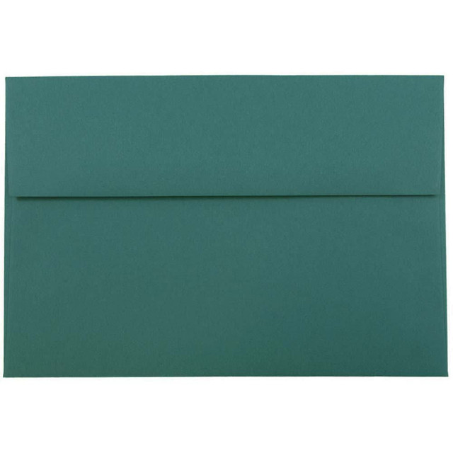 JAM PAPER AND ENVELOPE 194505 JAM Paper Booklet Invitation Envelopes, A8 Gummed Seal, Teal, Pack Of 50