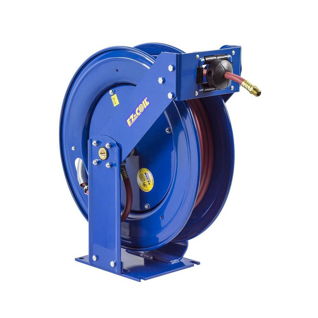 CoxReels EZ-TMP-475 Hose Reel with Hose: 1/2" ID Hose x 75', Spring Retractable