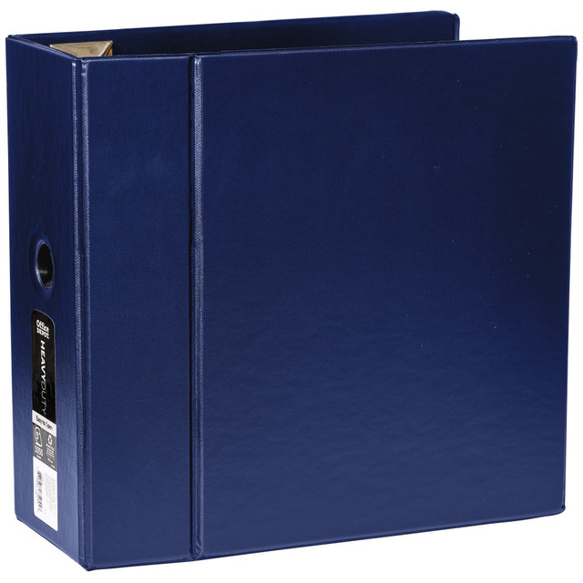 OFFICE DEPOT OD03096  Heavy-Duty 3-Ring Binder, 5in D-Rings, Navy