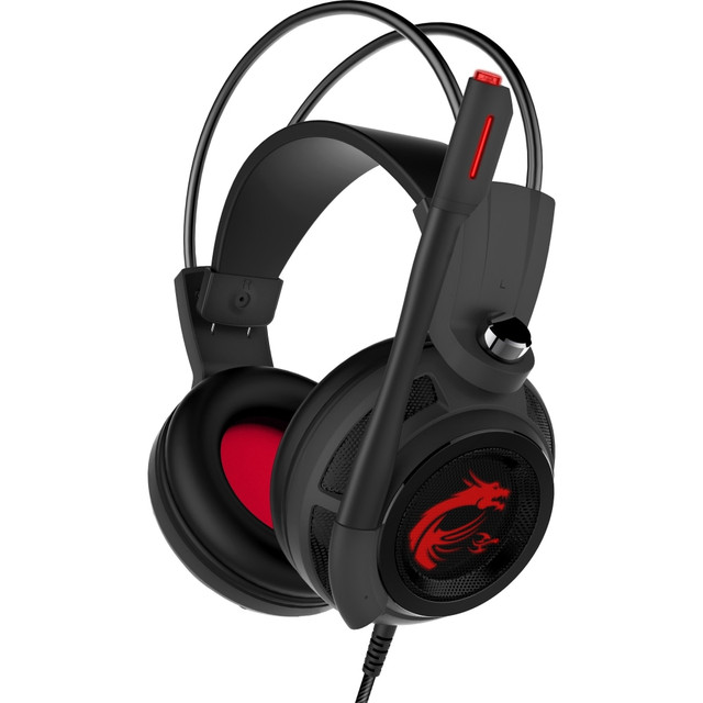 MSI COMPUTER CORP MSI DS502 GAMING HEADSET  DS502 - Headset - full size - wired - USB