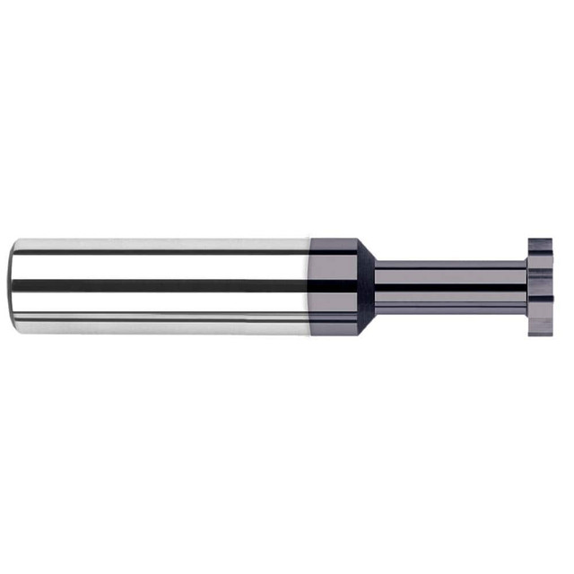 Harvey Tool 22615-C3 Woodruff Keyseat Cutter: 0.5" Cut Dia, 0.04" Cut Width, 1/2" Shank Dia, Straight Tooth