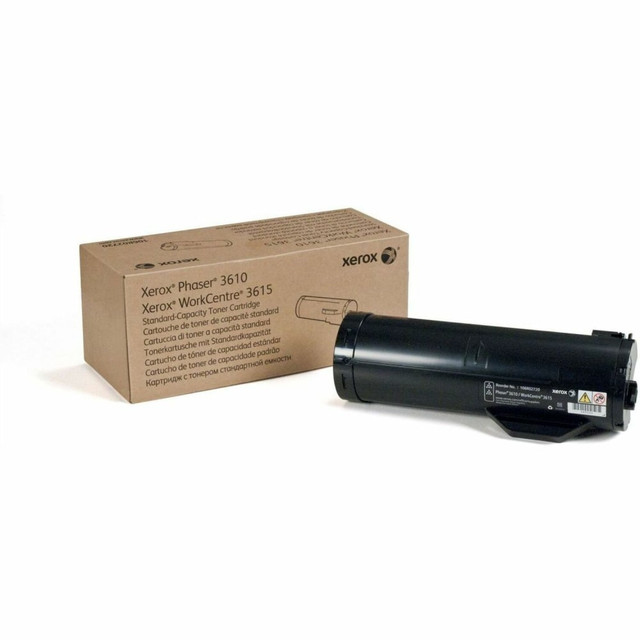 Compatible Fuji-Xerox models: DocuPrint M455 df, DocuPrint P455 d.  . Compatible Xerox models: Phaser:  3610 DN,  3610 N,  3610 YDN.   WorkCentre:  3615 DN.  .    STATE OF THE ART: Made in factories conforming to some of the most stringent international health, safety and sustainability standards.  RELIABLE: Compatible toners may risk breakdown, poor colors and reduced page yields. Print with Genuine Xerox Toners for spot-on results, vibrant colors and sharp edges.  OPTIMAL: Original Xerox cartridges made by Xerox for Phaser 3610, WorkCentre 3615 printers and work straight out of the box. Your printer reads the chip, you press start and it starts working.  HIGH PERFORMANCE: Xerox Genuine cartridges are made for Xerox printers to work at their best. Independent testing proved Genuine Xerox Supplies to be more reliable and deliver up to 27% higher page yields than non-genuine alternatives.  SPECIFICATION: Genuine Xerox Part: 106R02720 ; Page Yield: 5900 Pages.  Yields up to 5,900 pages.  Specially formulated and tested to provide the best image quality.  Offers the most reliable printing you can count on page after page.  Xerox Genuine Supplies and Xerox equipment are made for each other.  Recycling solution - designed to encourage recycling, helping you divert materials from landfill.