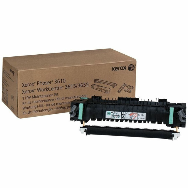 XEROX CORPORATION 115R00084 Xerox 110V Fuser Maintenance Kit Phaser 3610/WorkCentre 3615 (includes 110V Fuser, Bias Transfer Roller), Long Life Item, Typically Not Required - 200000 Pages - Laser