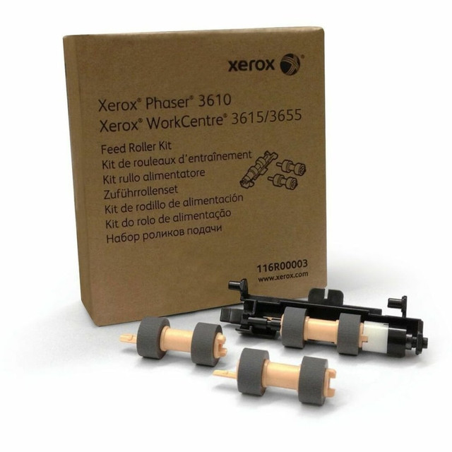 XEROX CORPORATION 116R00003 Genuine Xerox Media Tray Roller Kit For The Phaser 3610/WorkCentre 3615/VersaLink B400/B405 (includes 2 Feed Rolls For 1 Tray, 1 Roll Assembly) Long Life Item, Typically Not Requred XEROX CORPORATION 116R00003 Genuine Xerox Media Tray Roller Kit For The Phaser 3610/WorkCentre 3615/VersaLink B400/B405 (includes 2 Feed Rolls For 1 Tray, 1 Roll Assembly) Long Life Item, Typically Not Requred