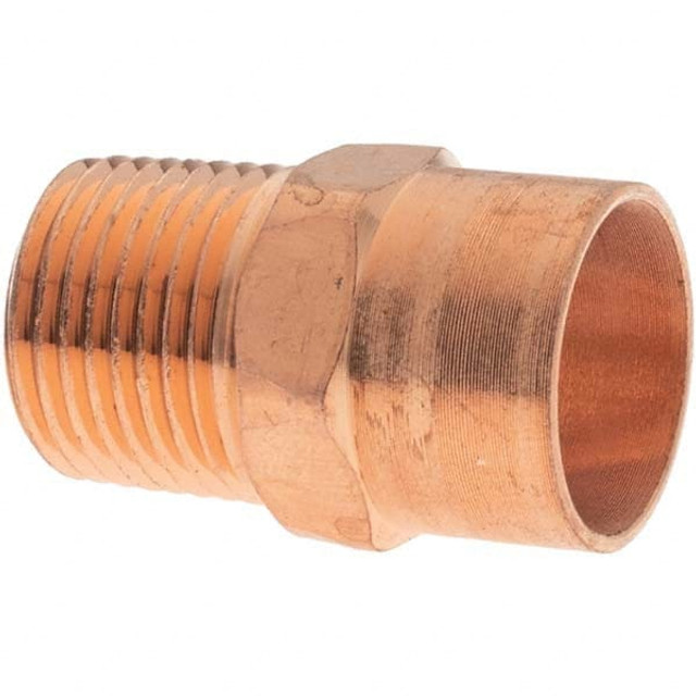 Mueller Industries BDNA-15609 Wrot Copper Pipe Adapter: 1/2" x 3/8" Fitting, C x M