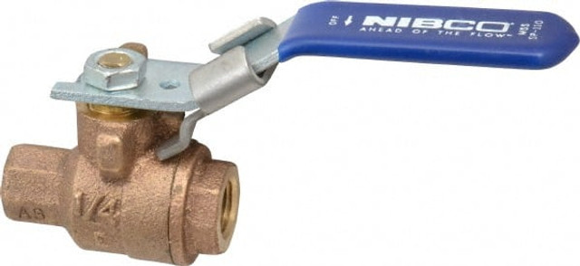 NIBCO NL950L4 Standard Manual Ball Valve: 1/4" Pipe, Full Port