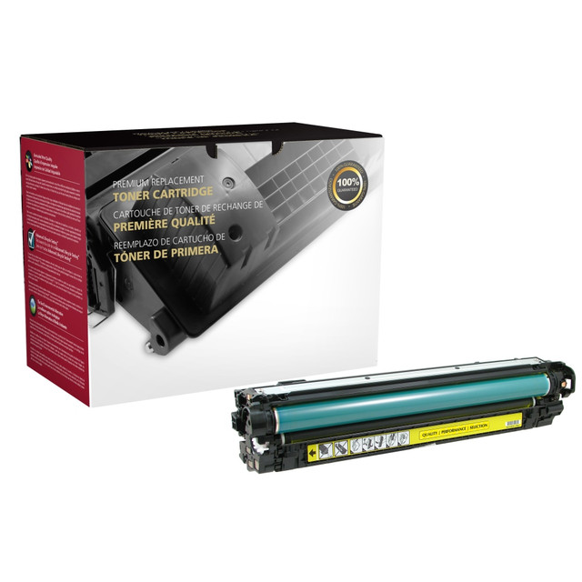 CLOVER TECHNOLOGIES GROUP, LLC Office Depot 200576P  Remanufactured Yellow Toner Cartridge Replacement for HP 650A, OD650A
