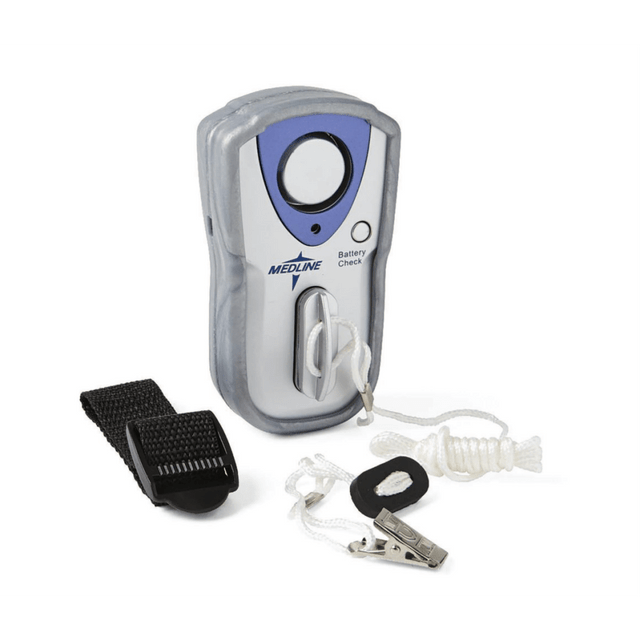 MEDLINE INDUSTRIES, INC. MDT5000 Medline Advantage Magnetic Tether Patient Alarms, 3inH x 2inW x 4inD, White, Pack Of 5 MEDLINE INDUSTRIES, INC. MDT5000 Medline Advantage Magnetic Tether Patient Alarms, 3inH x 2inW x 4inD, White, Pack Of 5