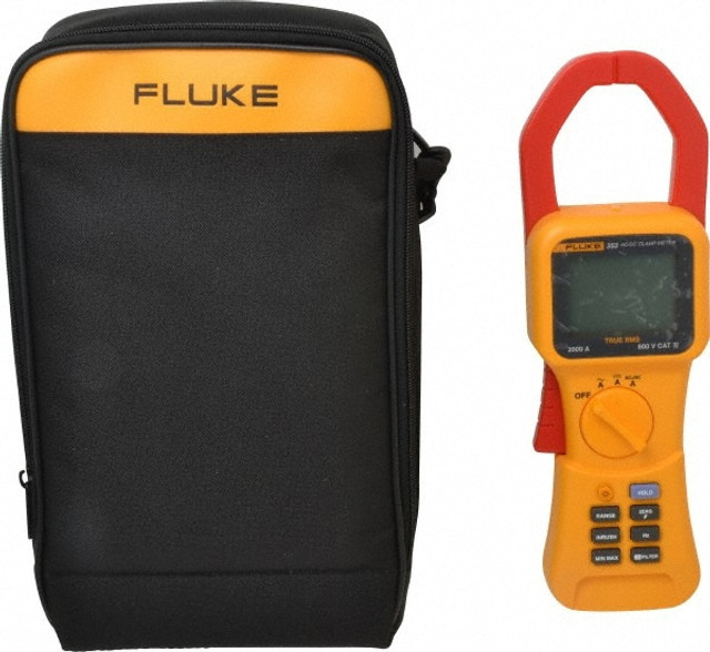 Fluke FLUKE-353 Clamp Meter: CAT III & CAT IV, 2.2835" Jaw, Clamp On Jaw